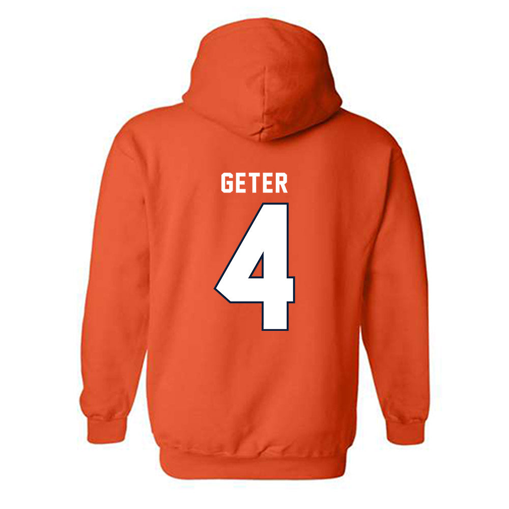 Syracuse - NCAA Football : Chase Geter - Classic Shersey Hooded Sweatshirt-1