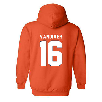 Syracuse - NCAA Women's Lacrosse : Coco Vandiver - Classic Shersey Hooded Sweatshirt-1