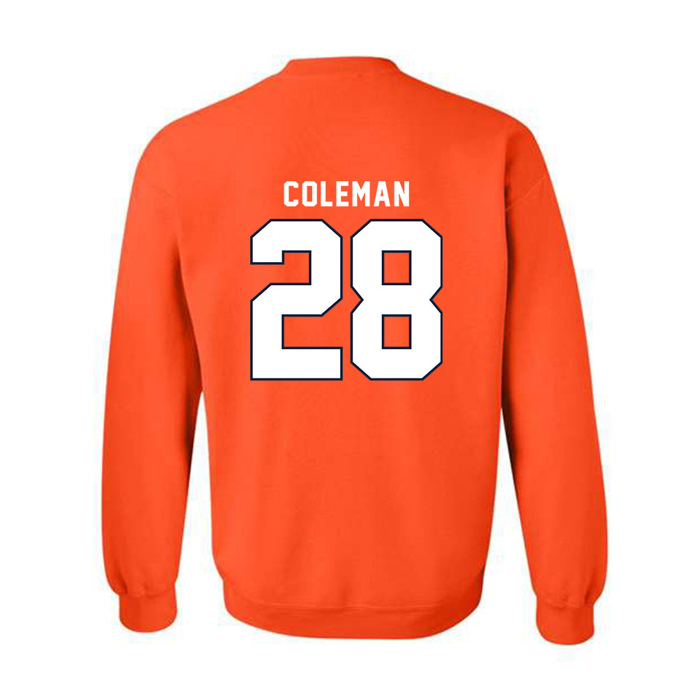 Syracuse - NCAA Football : Malachi Coleman - Classic Shersey Crewneck Sweatshirt-1