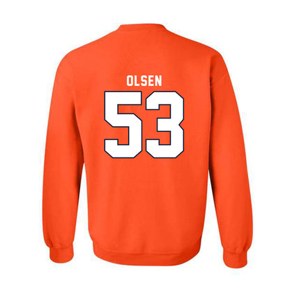 Syracuse - NCAA Football : Donald (Ted) Olsen - Classic Shersey Crewneck Sweatshirt-1