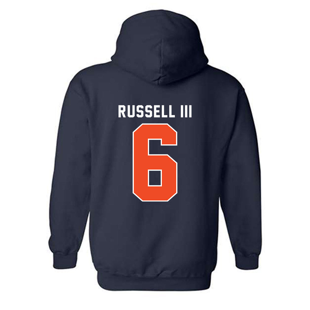 Syracuse - NCAA Men's Basketball : Calvin Russell III - Classic Shersey Hooded Sweatshirt-1
