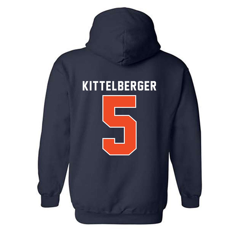 Syracuse - NCAA Men's Lacrosse : Jayden Kittelberger - Classic Shersey Hooded Sweatshirt-1