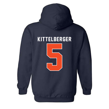 Syracuse - NCAA Men's Lacrosse : Jayden Kittelberger - Classic Shersey Hooded Sweatshirt-1