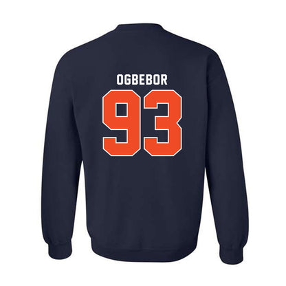 Syracuse - NCAA Football : Nissi Ogbebor - Classic Shersey Crewneck Sweatshirt-1