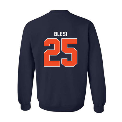 Syracuse - NCAA Women's Lacrosse : Ella Blesi - Classic Shersey Crewneck Sweatshirt-1