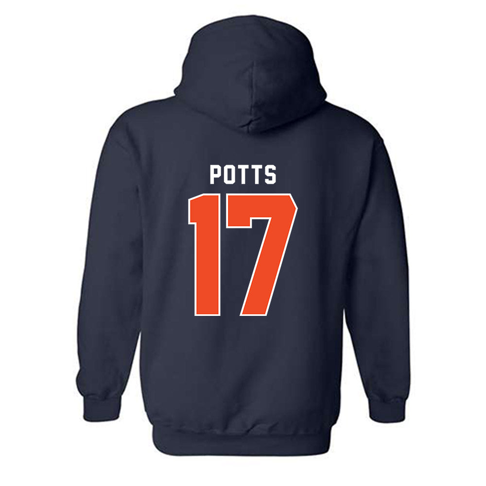 Syracuse - NCAA Women's Basketball : Madeline Potts - Classic Shersey Hooded Sweatshirt-1