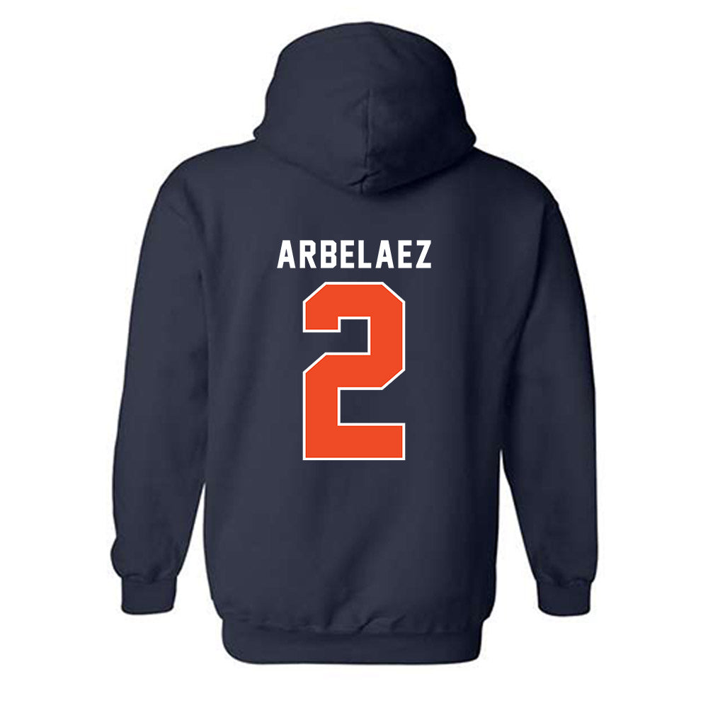 Syracuse - NCAA Women's Soccer : Julia Arbelaez - Classic Shersey Hooded Sweatshirt-1