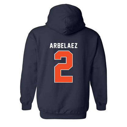 Syracuse - NCAA Women's Soccer : Julia Arbelaez - Classic Shersey Hooded Sweatshirt-1