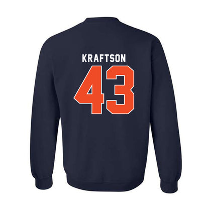 Syracuse - NCAA Men's Lacrosse : Charlie Kraftson - Classic Shersey Crewneck Sweatshirt-1