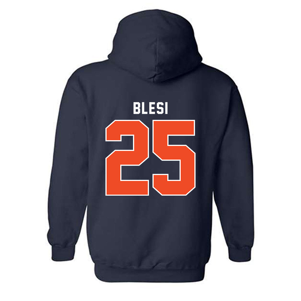 Syracuse - NCAA Women's Lacrosse : Ella Blesi - Classic Shersey Hooded Sweatshirt-1