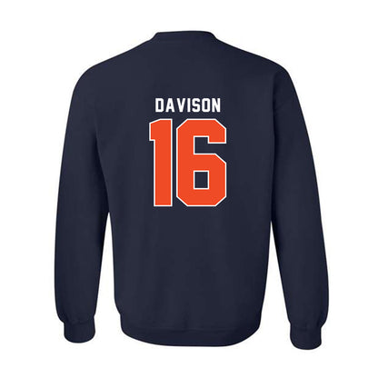 Syracuse - NCAA Softball : Taylor Davison - Classic Shersey Crewneck Sweatshirt-1