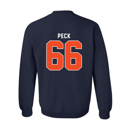 Syracuse - NCAA Men's Lacrosse : Hansen Peck - Classic Shersey Crewneck Sweatshirt-1