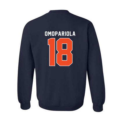 Syracuse - NCAA Football : David Omopariola - Classic Shersey Crewneck Sweatshirt-1
