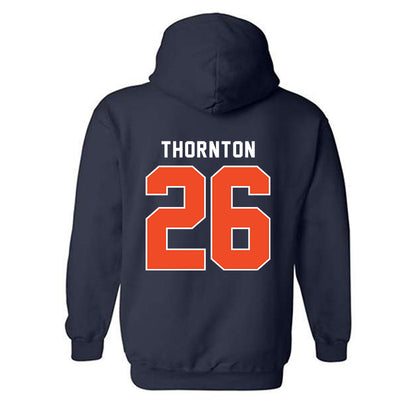 Syracuse - NCAA Women's Lacrosse : Courtney Thornton - Classic Shersey Hooded Sweatshirt-1