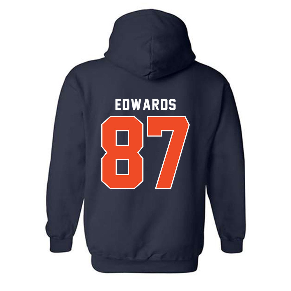 Syracuse - NCAA Football : Nate Edwards - Classic Shersey Hooded Sweatshirt-1