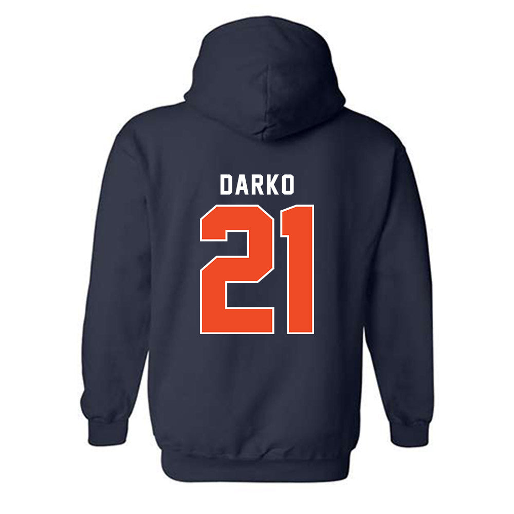 Syracuse - NCAA Men's Soccer : Landon Darko - Classic Shersey Hooded Sweatshirt-1