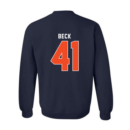 Syracuse - NCAA Men's Lacrosse : Jordan Beck - Classic Shersey Crewneck Sweatshirt-1