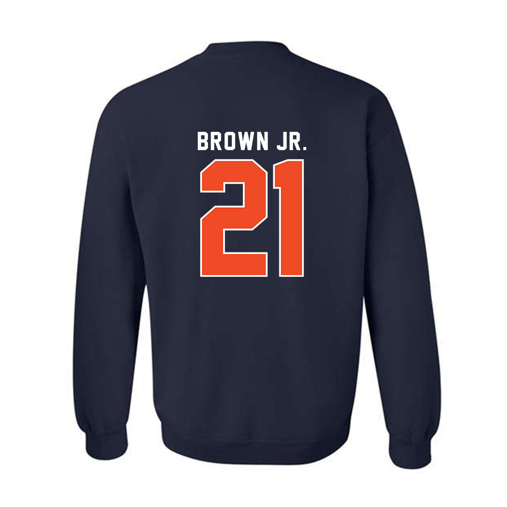 Syracuse - NCAA Football : Fran Brown Jr. - Classic Shersey Crewneck Sweatshirt-1