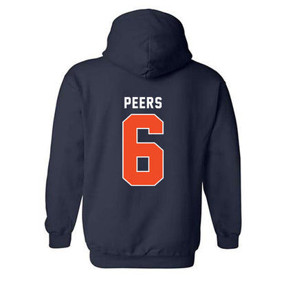 Syracuse - NCAA Women's Lacrosse : Ella Peers - Classic Shersey Hooded Sweatshirt-1