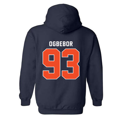 Syracuse - NCAA Football : Nissi Ogbebor - Classic Shersey Hooded Sweatshirt-1