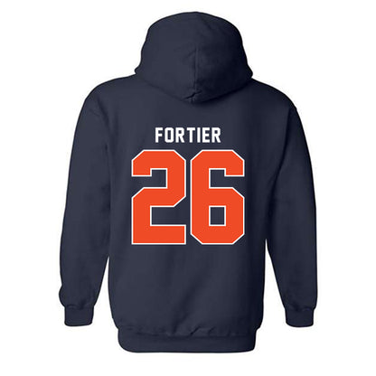 Syracuse - NCAA Men's Soccer : Kristjan Fortier - Classic Shersey Hooded Sweatshirt-1