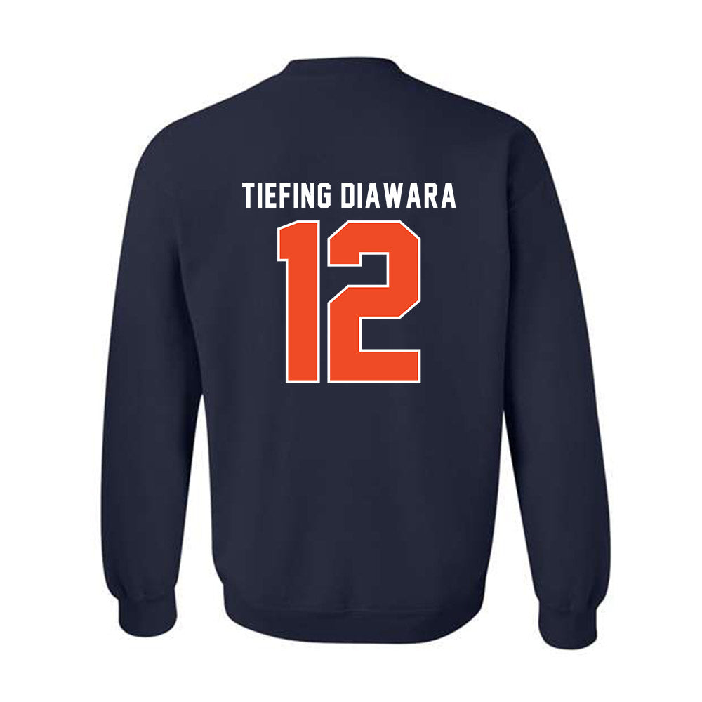 Syracuse - NCAA Men's Basketball : Mahamadoun Tiefing Diawara - Classic Shersey Crewneck Sweatshirt-1
