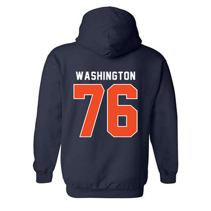 Syracuse - NCAA Football : Byron Washington - Classic Shersey Hooded Sweatshirt-1