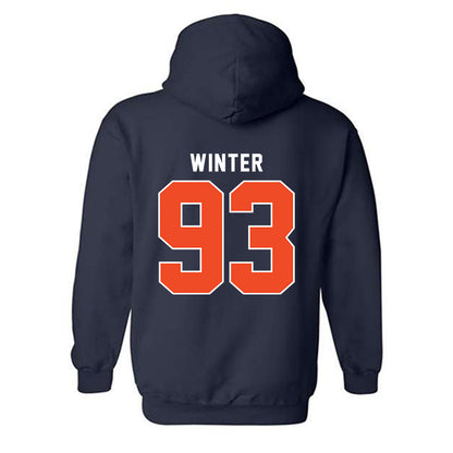 Syracuse - NCAA Football : Grant Winter - Classic Shersey Hooded Sweatshirt-1