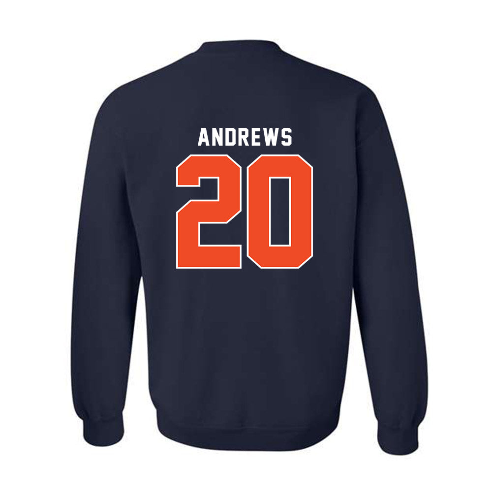 Syracuse - NCAA Football : Rayshon Andrews - Classic Shersey Crewneck Sweatshirt-1