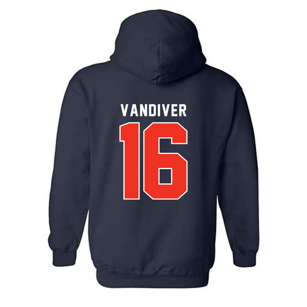 Syracuse - NCAA Women's Lacrosse : Colette Vandiver - Classic Shersey Hooded Sweatshirt-1