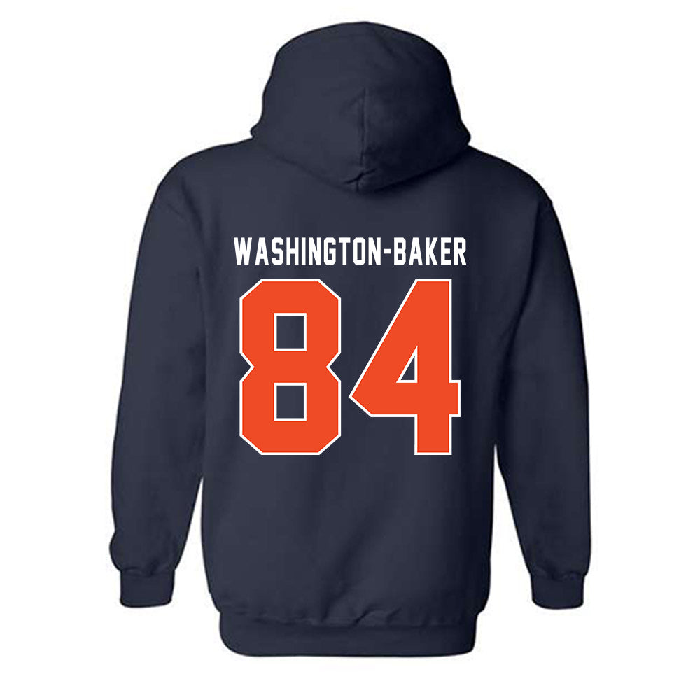 Syracuse - NCAA Football : Elijah Washington-Baker - Classic Shersey Hooded Sweatshirt-1