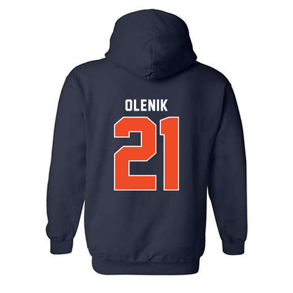 Syracuse - NCAA Men's Lacrosse : John Olenik - Classic Shersey Hooded Sweatshirt-1