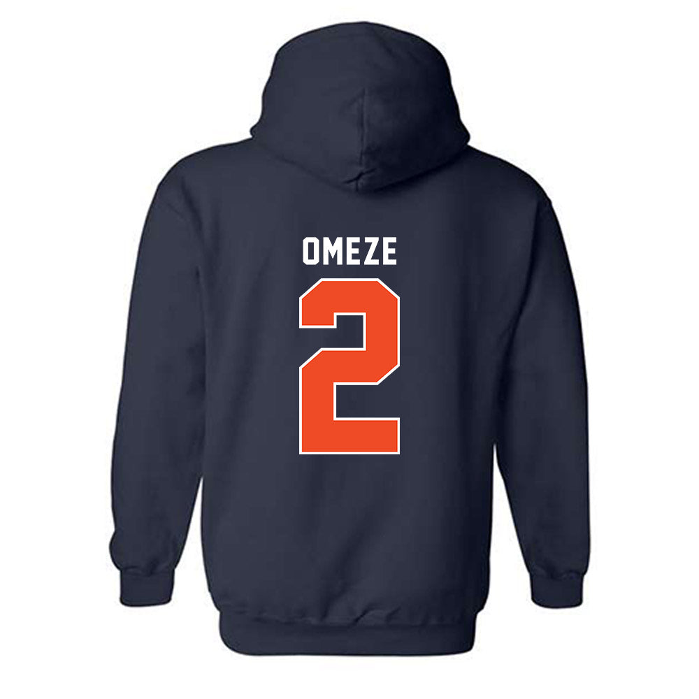 Syracuse - NCAA Men's Soccer : Chimere Omeze - Classic Shersey Hooded Sweatshirt-1