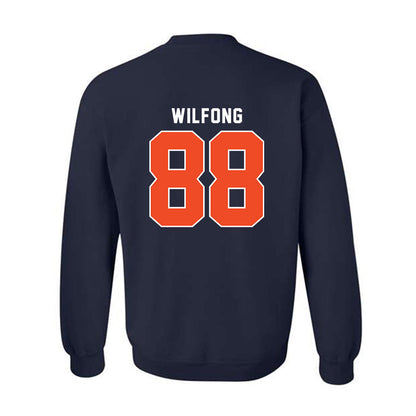 Syracuse - NCAA Football : Terrell Wilfong - Classic Shersey Crewneck Sweatshirt-1