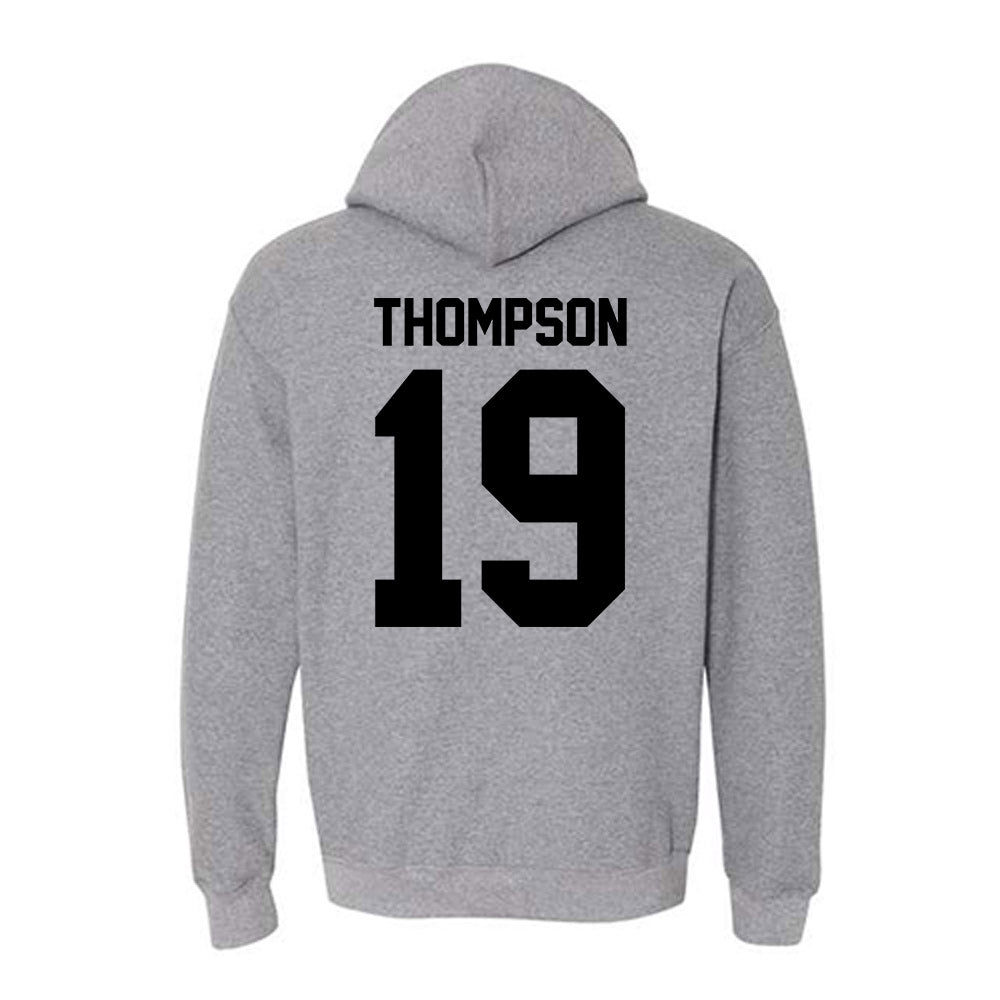 Pitt State - NCAA Football : Que Thompson - Hooded Sweatshirt-3