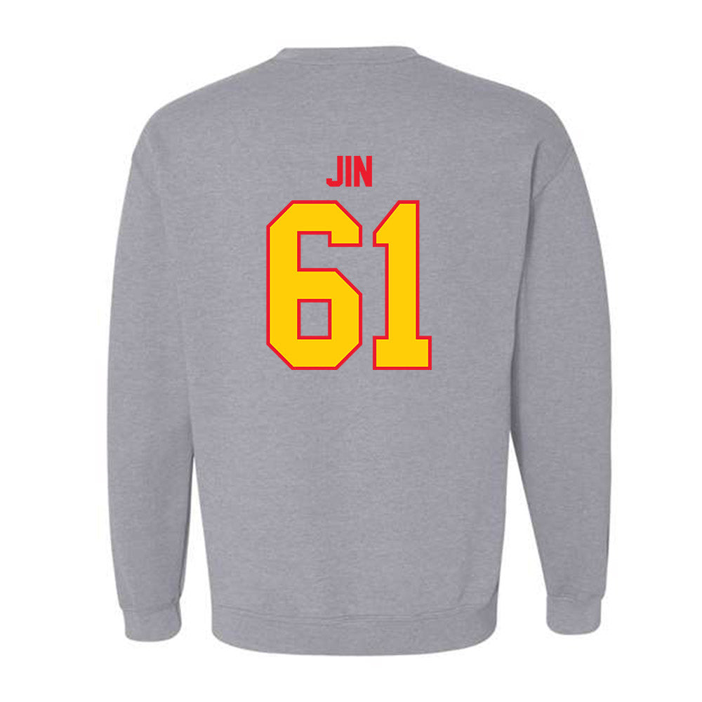 Pitt State - NCAA Football : Charlie Jin - Crewneck Sweatshirt-1