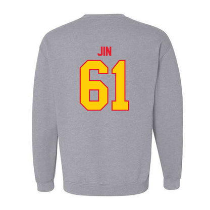 Pitt State - NCAA Football : Charlie Jin - Crewneck Sweatshirt-1