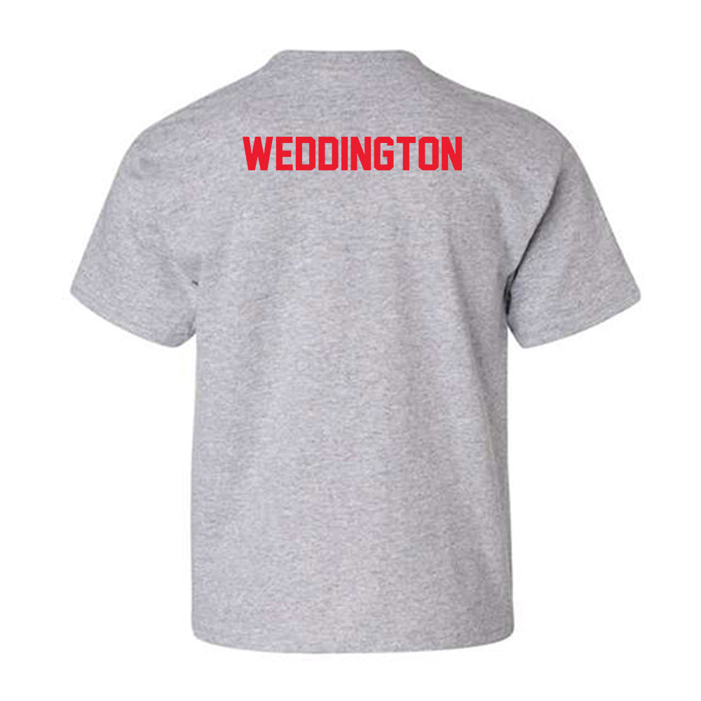 Pitt State - NCAA Men's Track & Field : Griouard Weddington - Youth T-Shirt-1