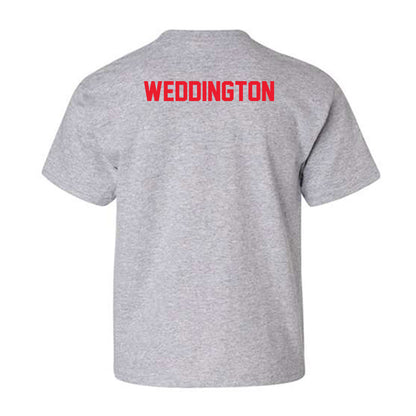 Pitt State - NCAA Men's Track & Field : Griouard Weddington - Youth T-Shirt-1