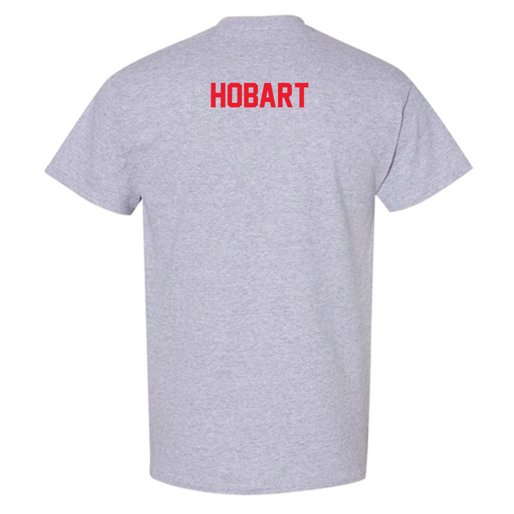 Pitt State - NCAA Men's Golf : David Hobart - T-Shirt-1
