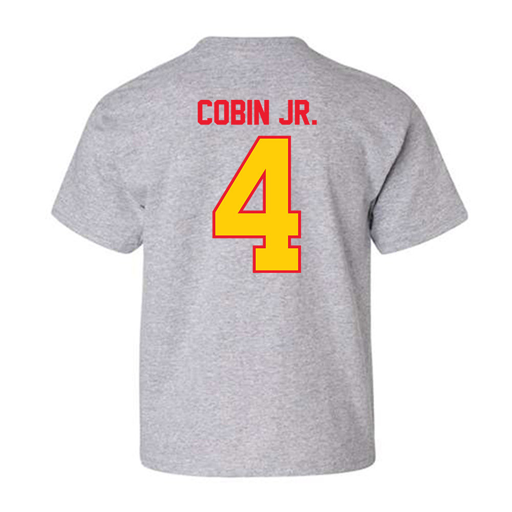 Pitt State - NCAA Men's Basketball : David Cobin Jr. - Youth T-Shirt-1