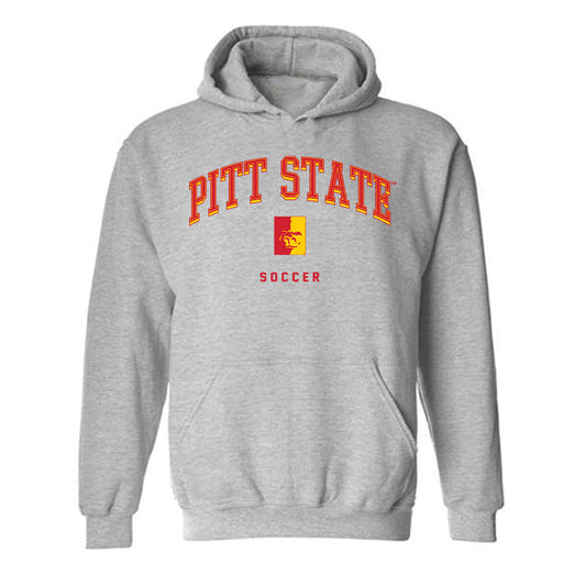 Pitt State - NCAA Women's Soccer : Taylor Larramore - Hooded Sweatshirt-0