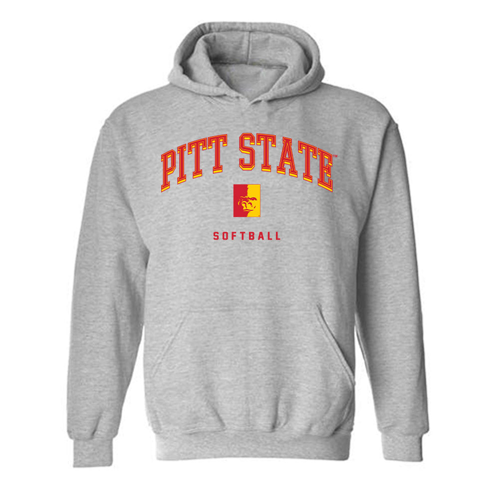 Pitt State - NCAA Softball : Emily Ades - Hooded Sweatshirt-0