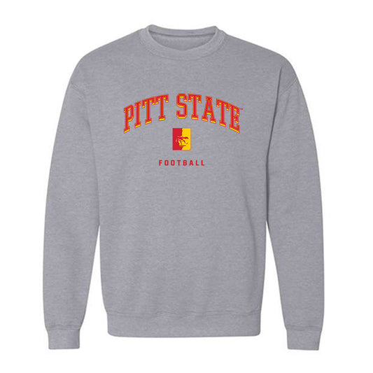 Pitt State - NCAA Football : Que Thompson - Crewneck Sweatshirt-0