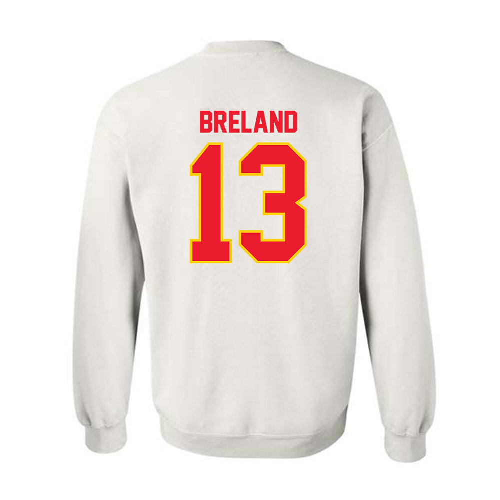 Pitt State - NCAA Men's Basketball : EJ Breland - Crewneck Sweatshirt-1