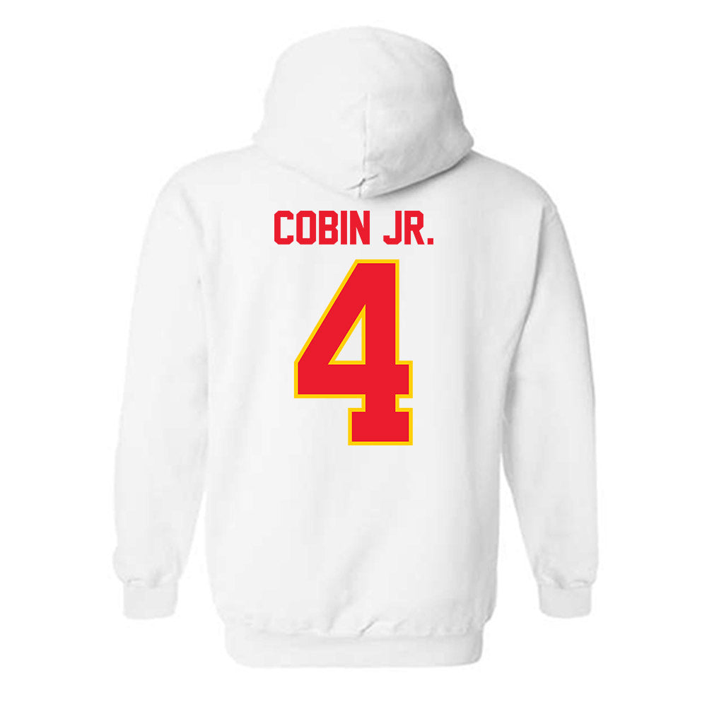 Pitt State - NCAA Men's Basketball : David Cobin Jr. - Hooded Sweatshirt-1