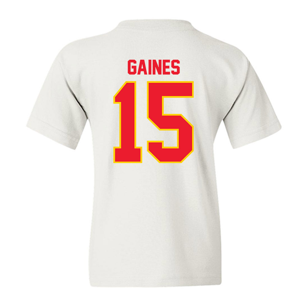 Pitt State - NCAA Football : Daijon Gaines - Youth T-Shirt-1