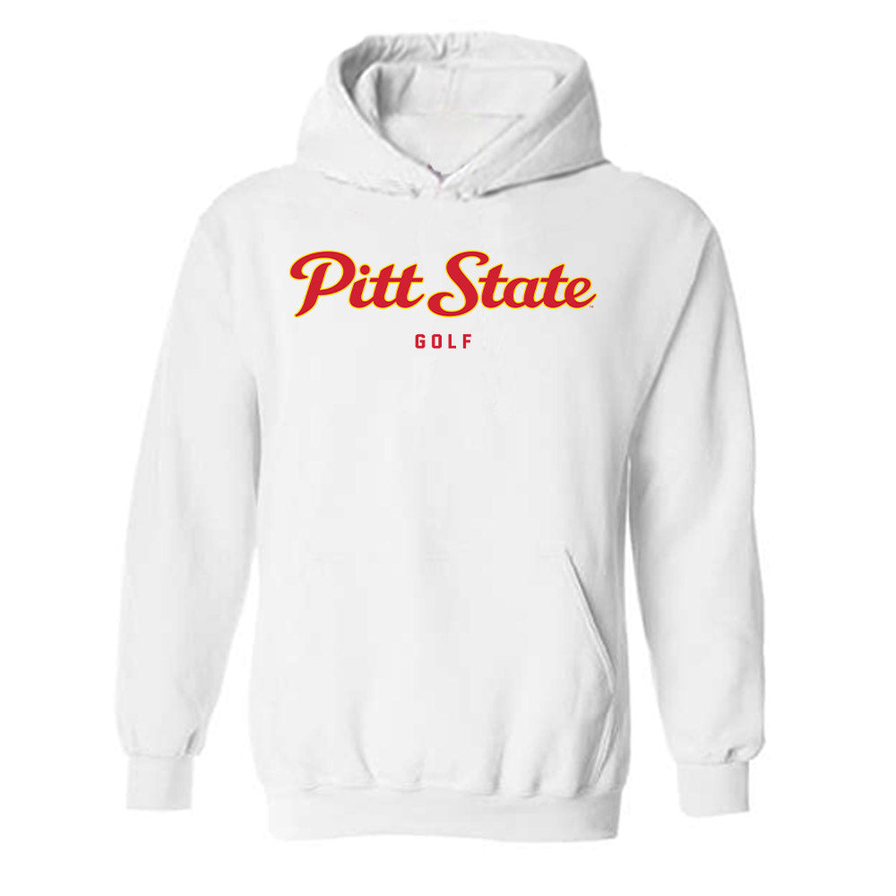 Pitt State - NCAA Men's Golf : Zade Avery - Hooded Sweatshirt-0
