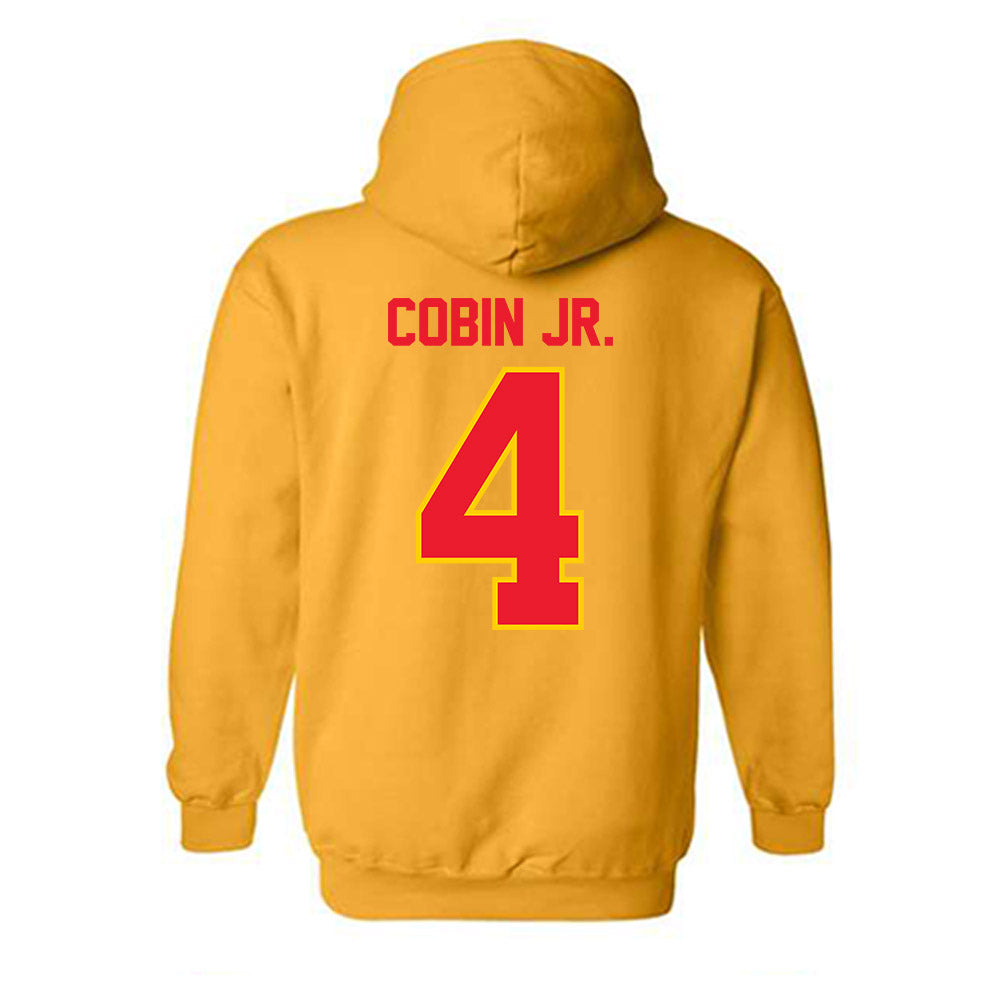 Pitt State - NCAA Men's Basketball : David Cobin Jr. - Hooded Sweatshirt-1