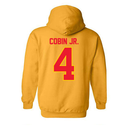 Pitt State - NCAA Men's Basketball : David Cobin Jr. - Hooded Sweatshirt-1